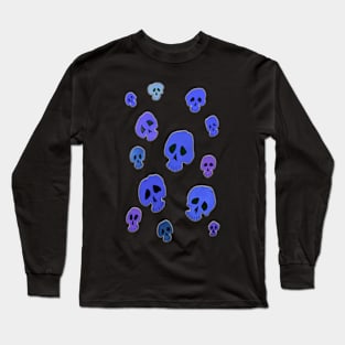 Spooky Skull 5 Long Sleeve T-Shirt